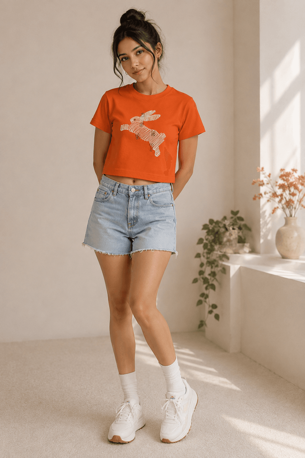 Graphic Crop Top