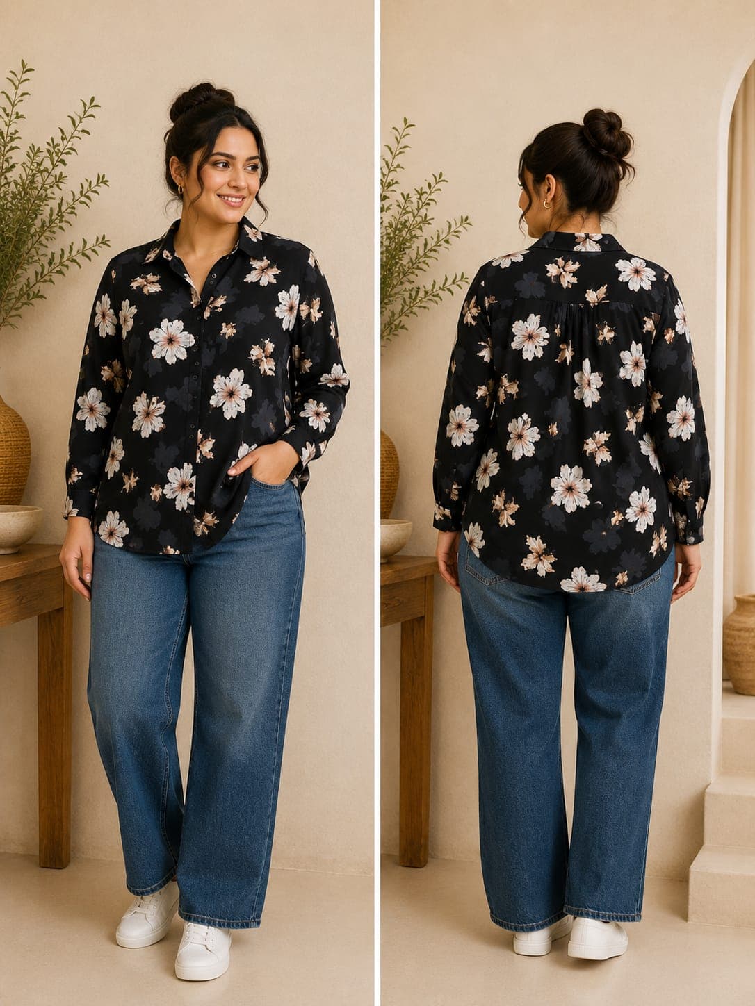Midnight Bloom Shirt