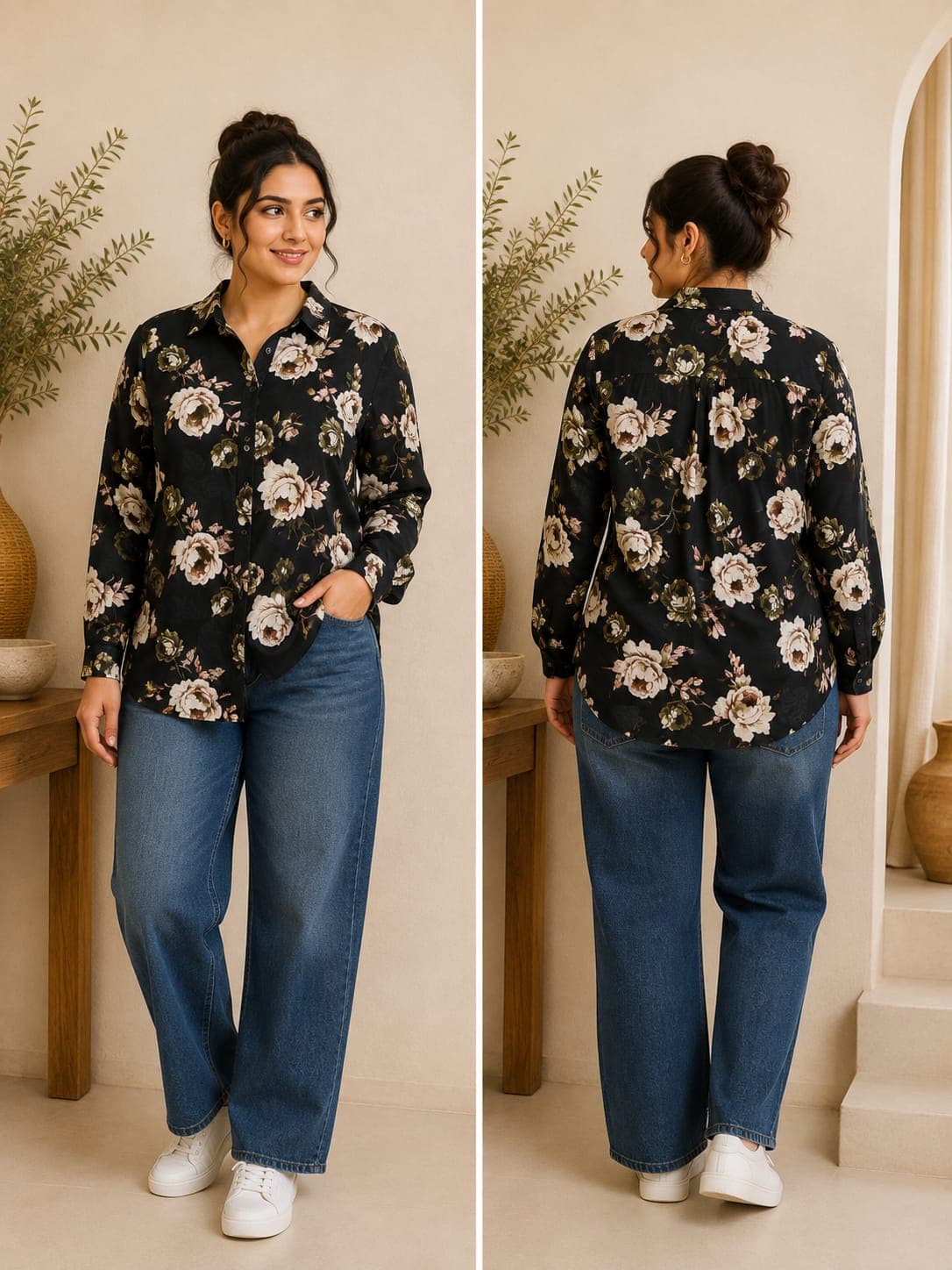 Midnight Bloom Shirt